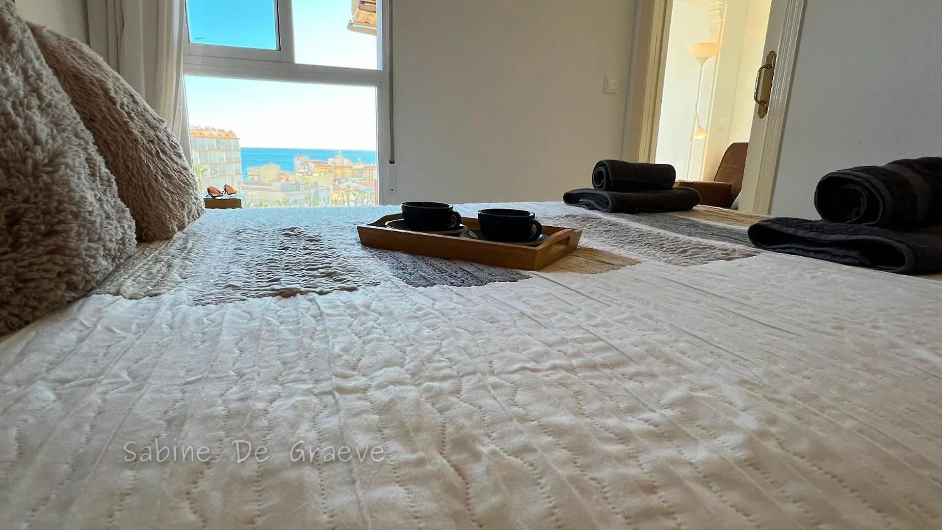 Morning Coffee With A Seaview Romantic Apartment For Two Next To Nerja Pool Carabela-C704 Torrox-Costa
