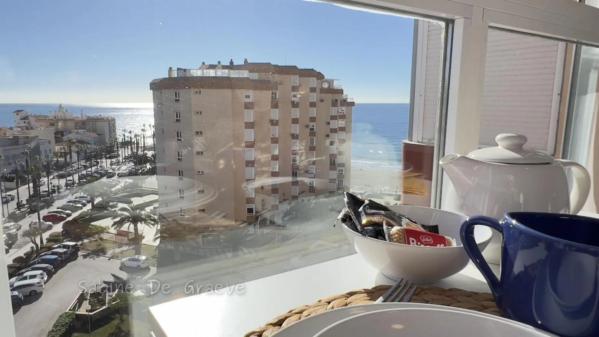 Morning Coffee With A Seaview Romantic Apartment For Two Next To Nerja Pool Carabela-C704 Torrox-Costa