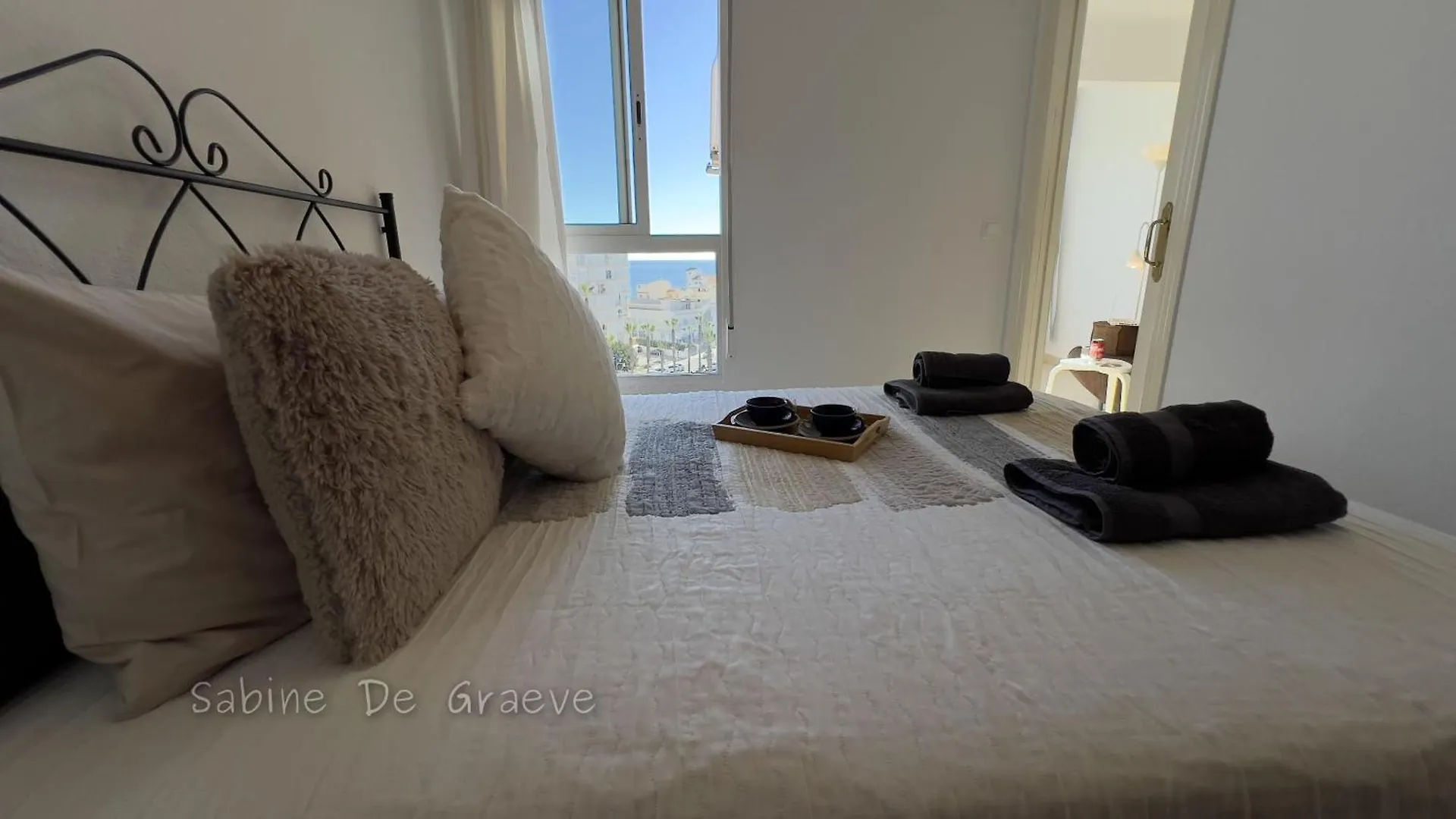 Morning Coffee With A Seaview Romantic Apartment For Two Next To Nerja Pool Carabela-C704 Torrox-Costa