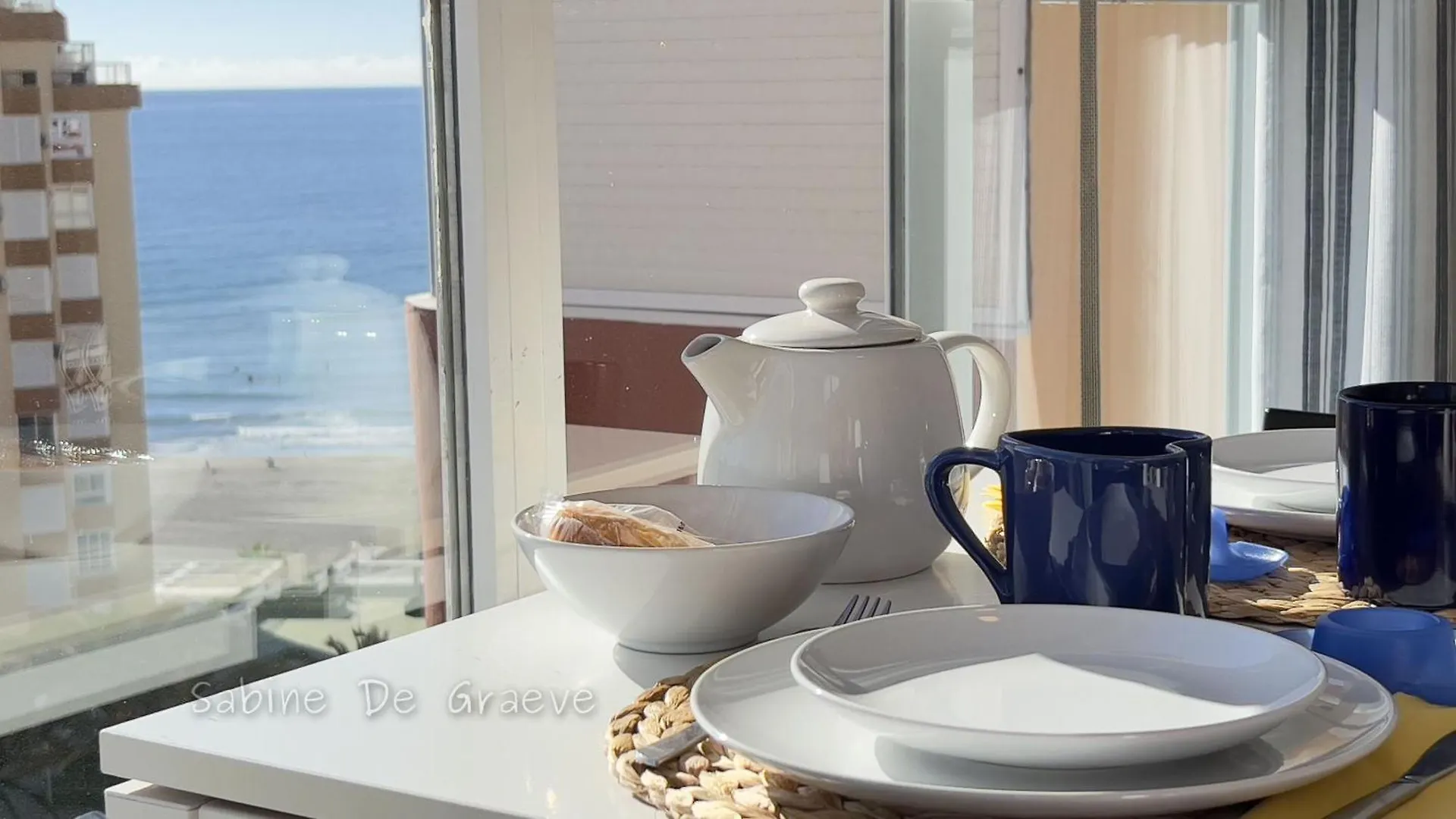 Morning Coffee With A Seaview Romantic Apartment For Two Next To Nerja Pool Carabela-C704 Torrox-Costa