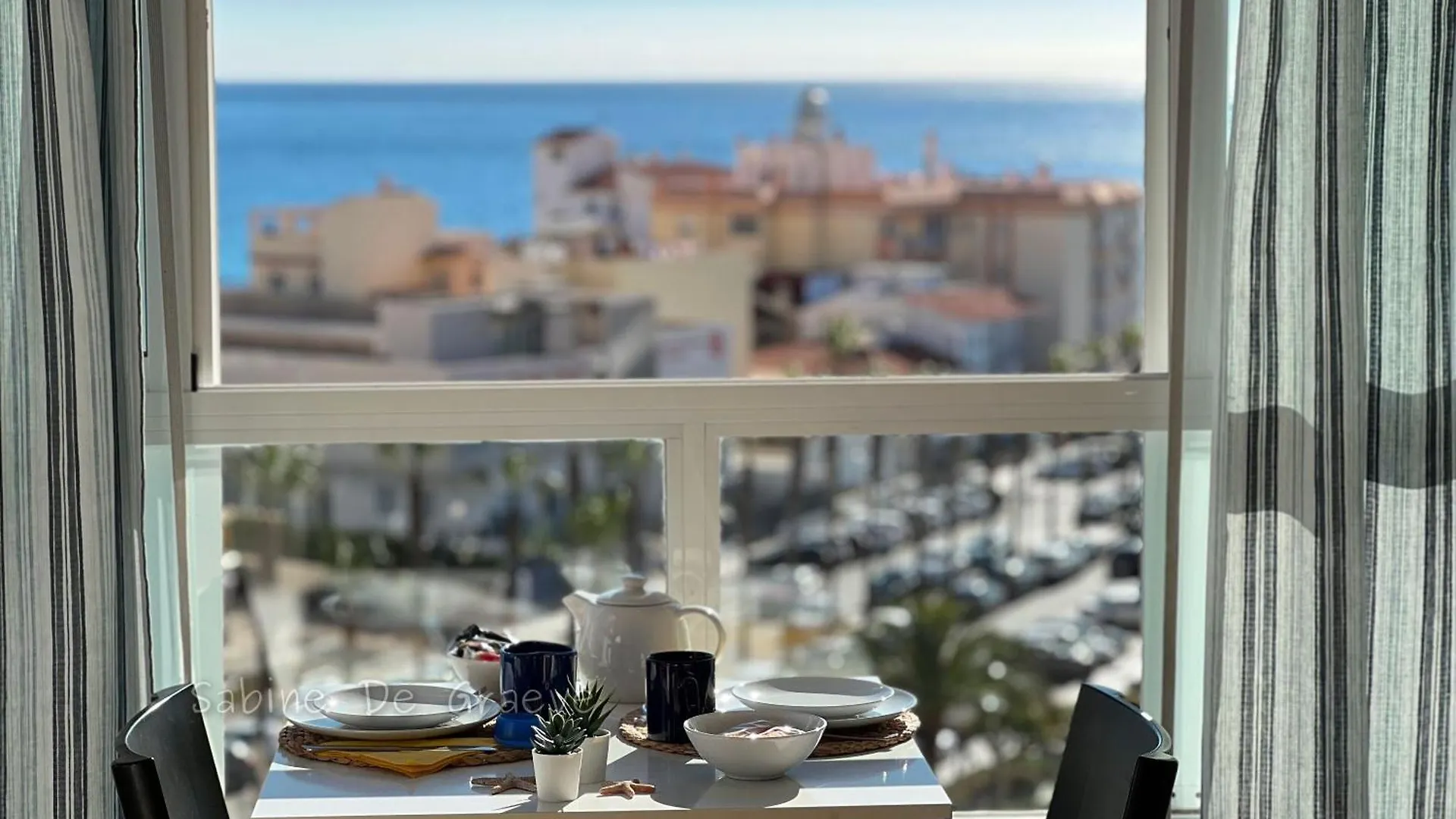 Morning Coffee With A Seaview Romantic Apartment For Two Next To Nerja Pool Carabela-C704 Torrox-Costa